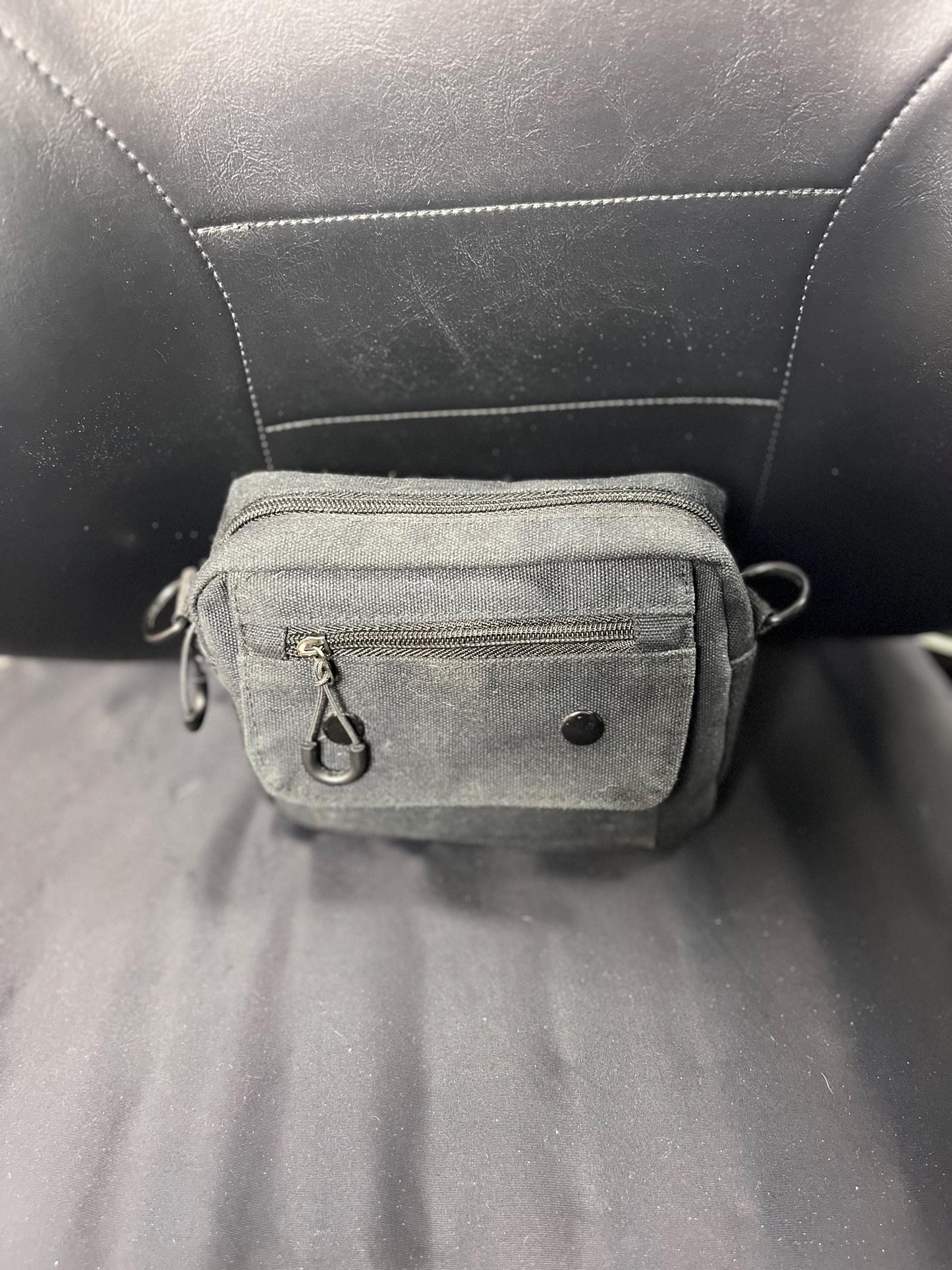 Canvas Saddle Bag With Brackets Designed For Permobil Power Wheelchair NEW 2025
