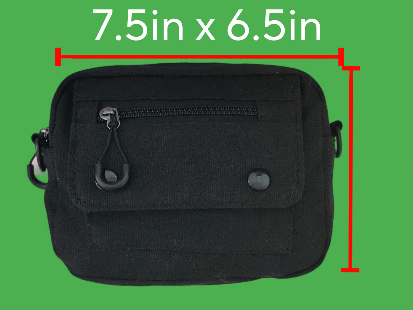 Canvas Saddle Bag With Brackets Designed for Quantum Power Wheelchair NEW 2025