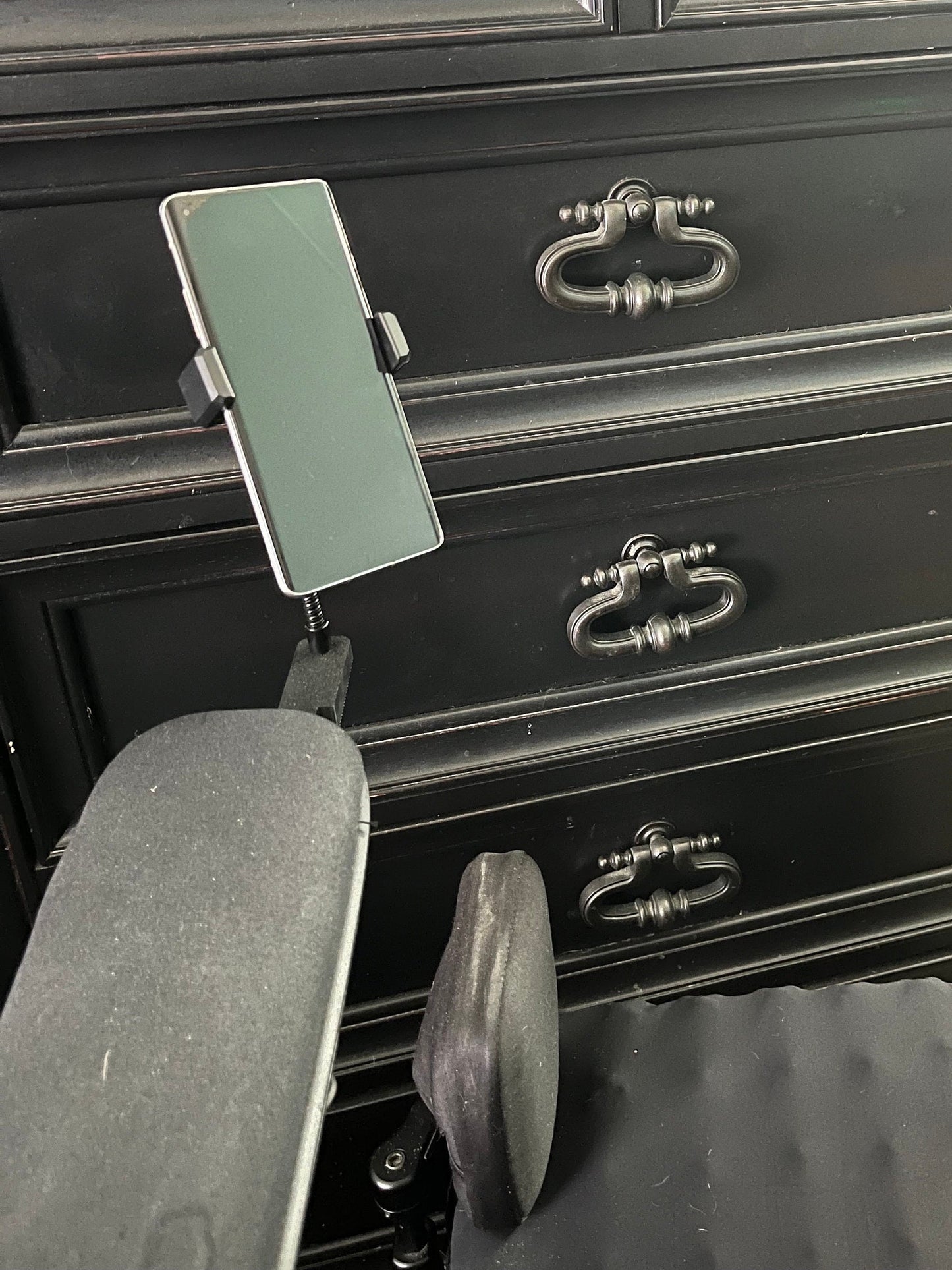 Phone Holder Designed For Permobil Power Wheelchair Armrest