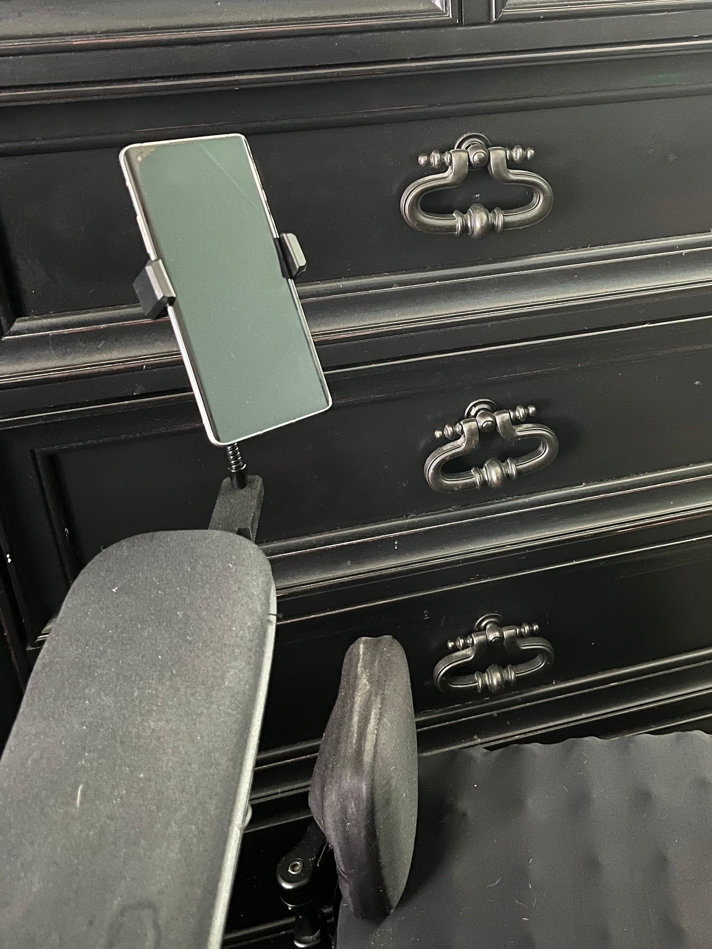 Armrest Phone Holder Designed For Permobil Power Wheelchair