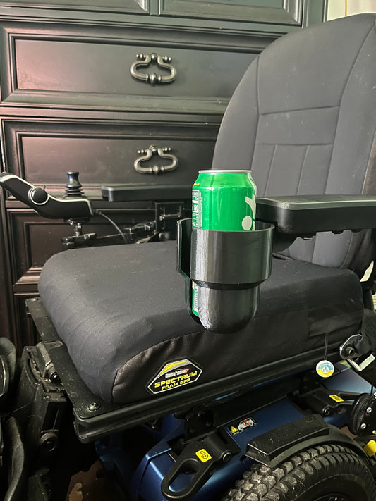 Cup Holder Designed for Quantum Power Wheelchair