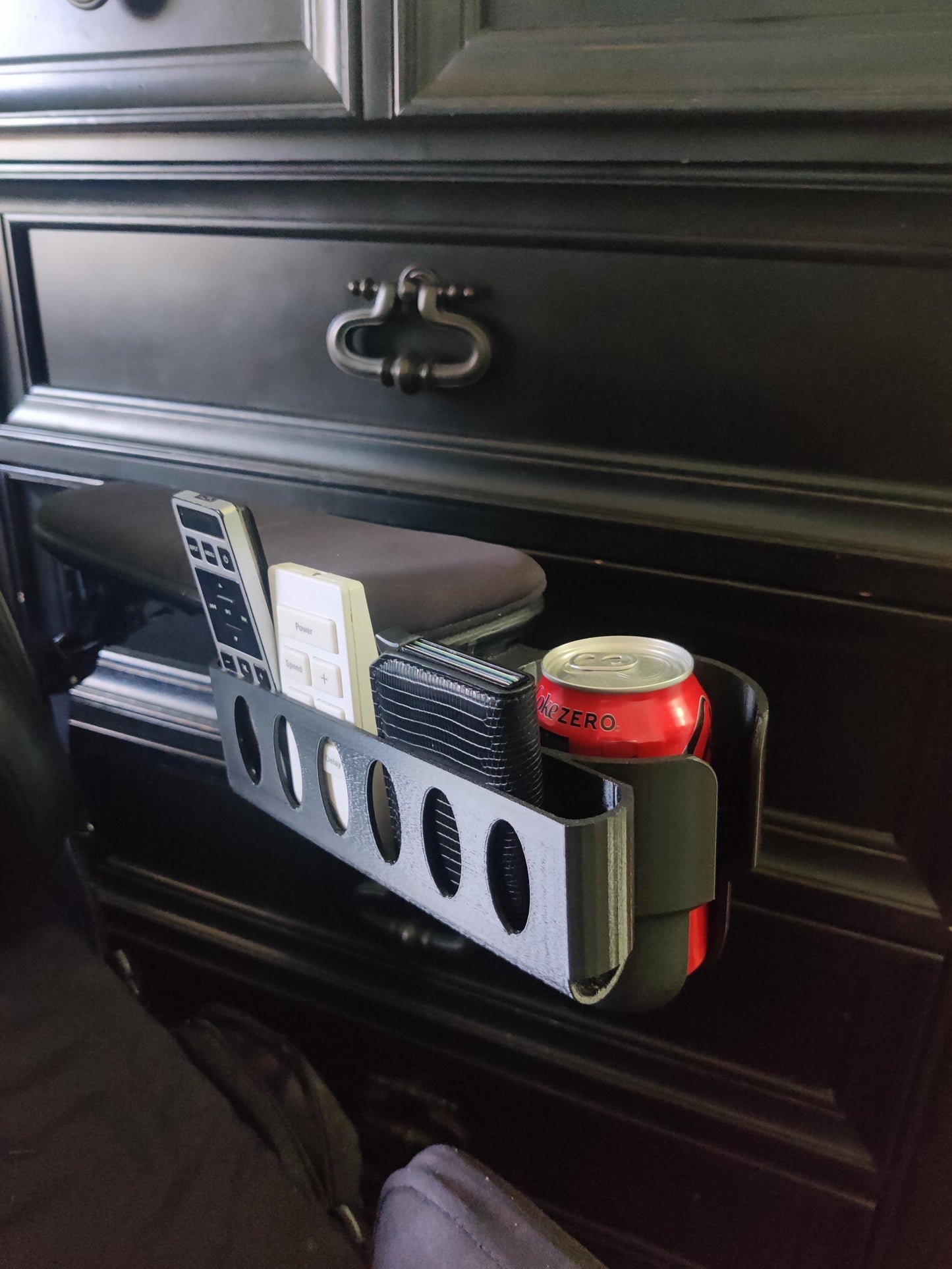 Cup Holder + Phone Basket Set Designed For Permobil Power Wheelchair